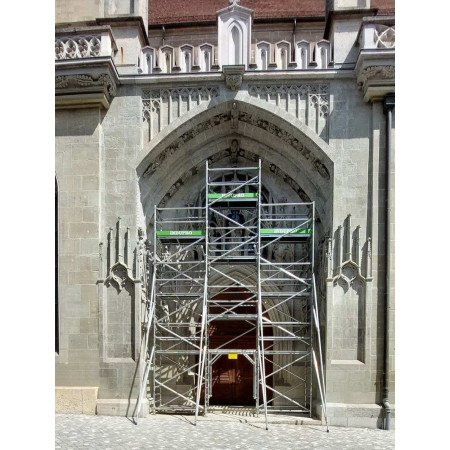 Spezialgerüst für die Restauration der Kathedrale