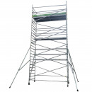 Rollgerüst CLIMA CB-620-L: Standhöhe 6.20 m, Breite 1.45 m, Länge 3.20 m