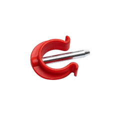 Sicherungsstecker mit roter Klammer