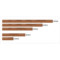 Alle Bordbretter aus Holz, 15 cm hoch und 2.5 cm dick