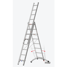 Mehrzweckleiter, dreiteilig mit Smart-Base 70247