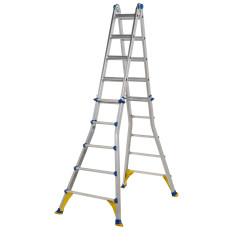 Anwendung Stehleiter: 4×5 Sprossen, Teleskop ausgefahren