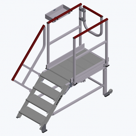 Beispiel einer individuell konfigurierten Podesttreppe*