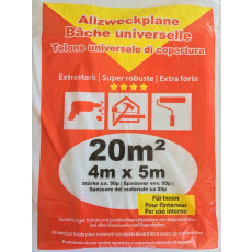 Abdeckfolie extrastark 4 x 5 m