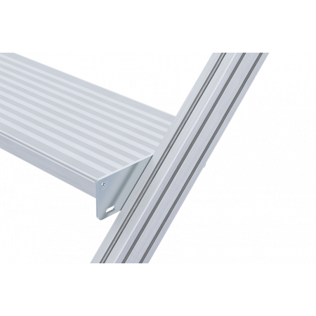 Rivestimento gradini: Alluminio scanalato R11 (standard)