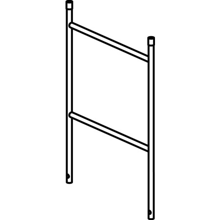 Schmales Geländer 80 x 100 cm