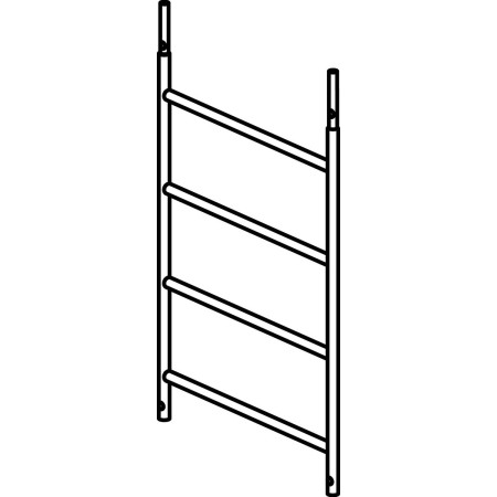 Gerüstrahmen geschweisst 72 x 115 cm