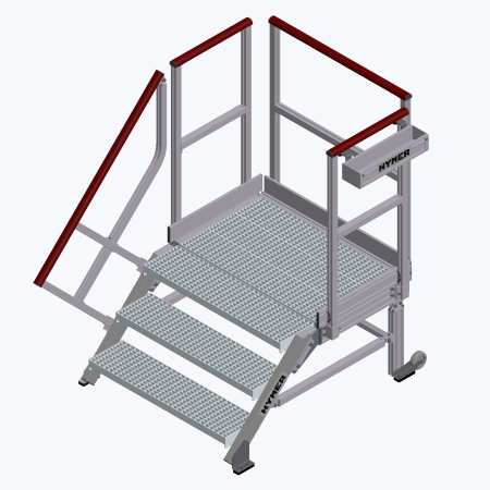 Esempio di scala a piattaforma personalizzata*