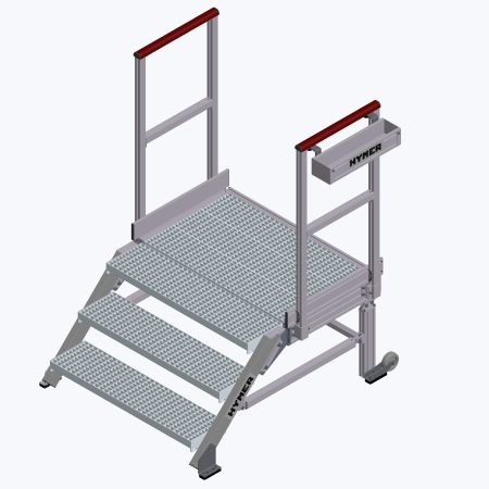 Esempio di scala a piattaforma personalizzata*