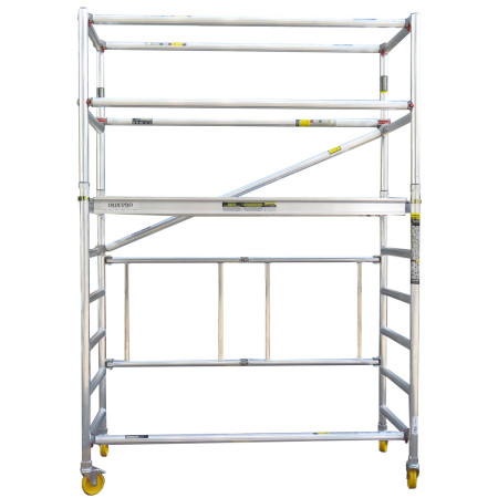 Basisgerüst mit Geländer = Standhöhe 1.65 m ; Reichhöhe 3.65 m