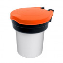 Universalbehälter mit orangem Deckel