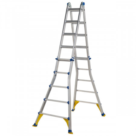 Multi-purpose telescopic ladder 4×5