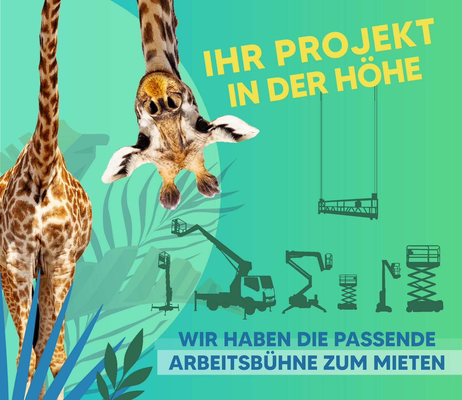 Passende Arbeitsbühne zum Mieten
