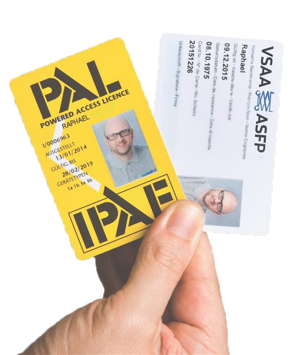 IPAF- oder VSAA-Ausweiskarte?